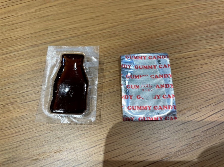 当たり付き駄菓子１つめ開封結果